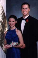Charlie Philips and Christine Mueller at Prom